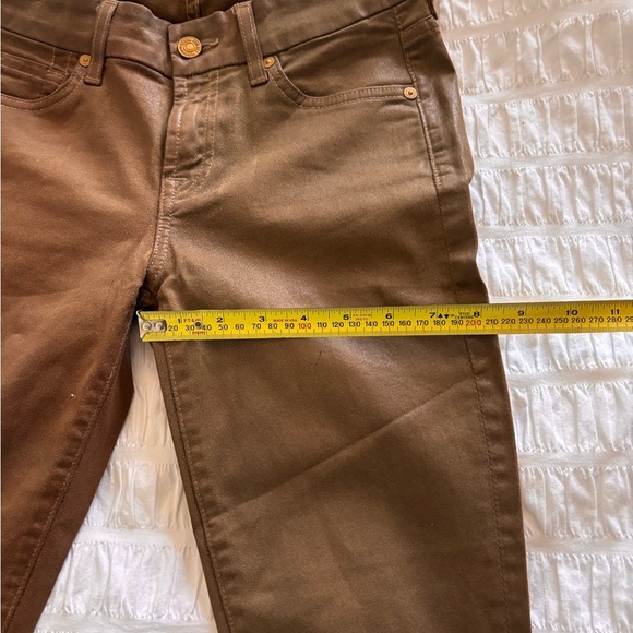 7 For All Mankind Chocolate Brown Jeggings. - Picture 6 of 7